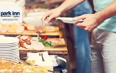 International breakfast buffet for one adult